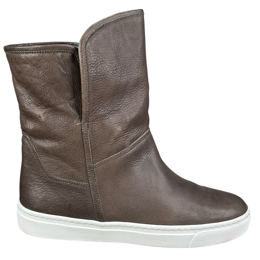 M. Gemi Women’s Polare Brown Leather Shearling Boot Size 38.5 US 8